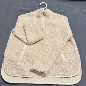 Cream teddy pull over